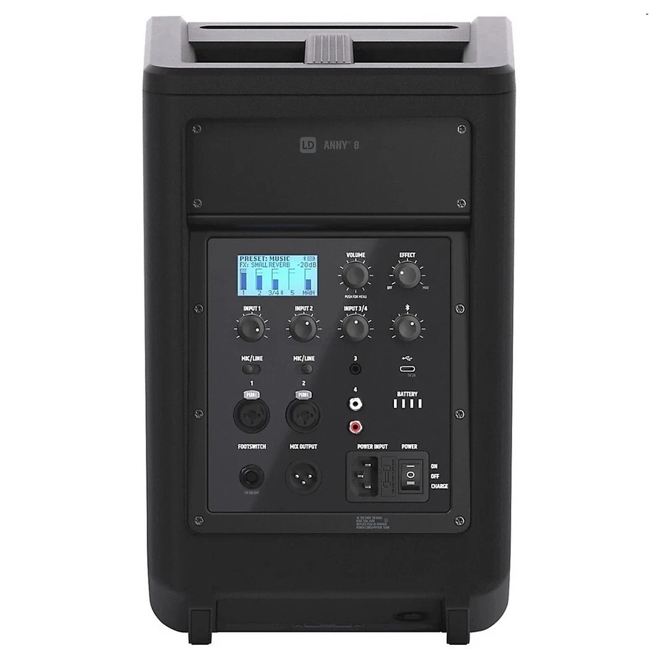 LD Systems ANNY 8 Portable Rechargeable Bluetooth PA Speaker System - Image 2 of 4