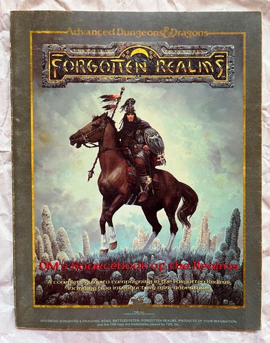 DM's Sourcebook and Cyclopedia of the Realms AD&D Forgotten Dungeons Dragons TSR - Picture 2 of 11