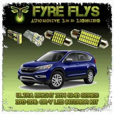 White LED interior lights package kit for 2013-2016 CR-V 10 pcs 3014 series SMD