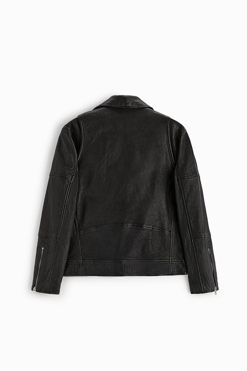 New Zara Genuine Leather Biker Jacket M L 4720/300 Motocycle New Zara Genuine Leather Biker Jacket M L 4720/300 Motocycle