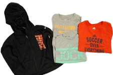 Little Boys Lot 4 ADIDAS, NIKE  UNDER ARMOUR Hoodie  Shirts Sz 6
