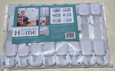 16 Baby Safety Locks Child Proof Cabinets Drawers Appliances Toilet Fridge NEW