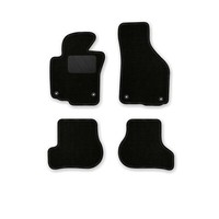Auto-FußMatten Classic Schwarz FüR Skoda Octavia 2 1Z 2004 - 2013 Autoteppiche