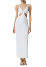 Alice + Olivia Havana Cut-Out Dress Size 4 White