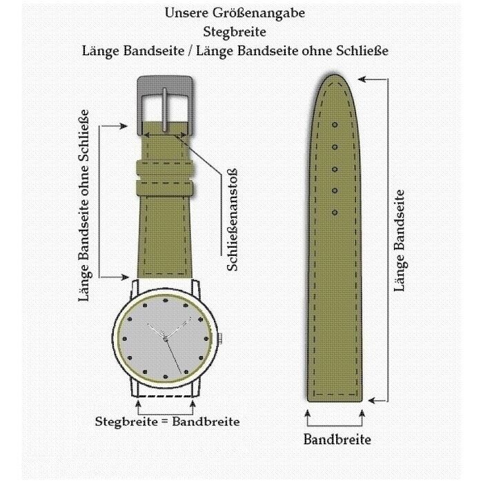 Alligator Ersatz-Uhrenarmband für Cartier Tank schwarz 1716 mm für Faltschließe