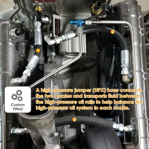 High Pressure Oil Pump HPOP Hoses Lines Set for 19941997 Ford 7.3 L