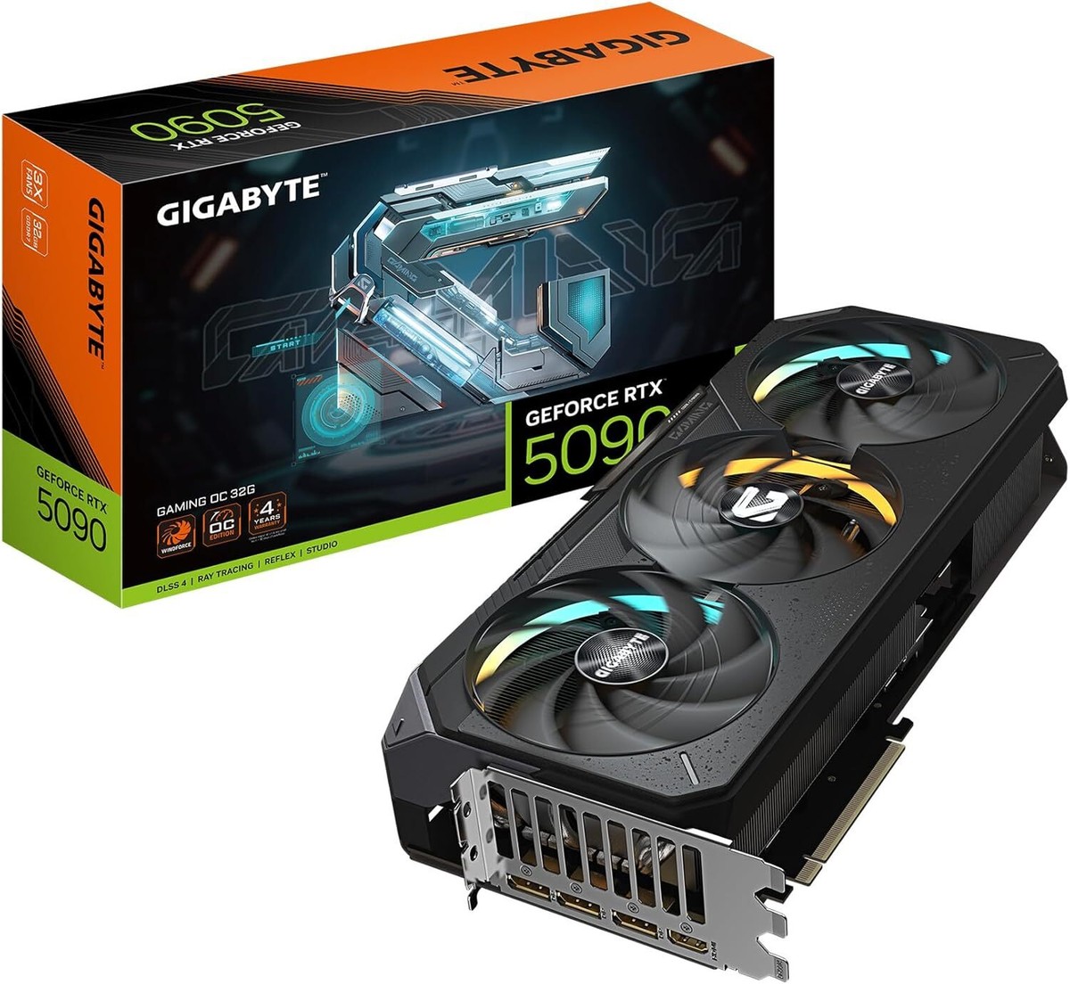 Gigabyte GeForce RTX 5090 32GB GDDR7 Gaming Graphics Card GV