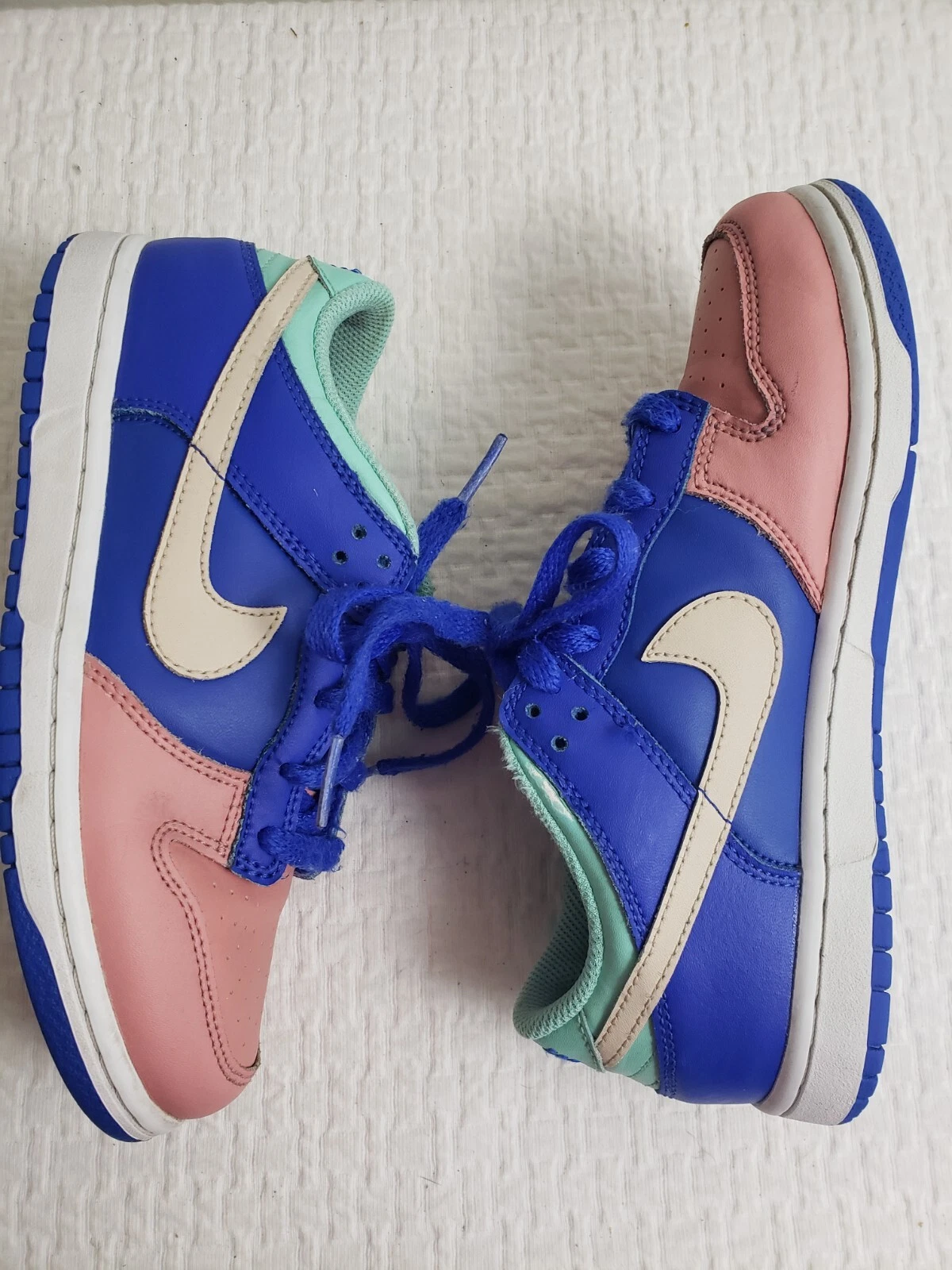 (JL) Scarpe da ginnastica Nike Dunk Low Salmon Toe GS da bambina taglia 3y DZ2874 400 rosa