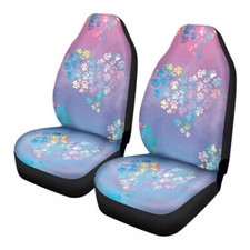 Car Seat Cover All Season Universal Seat Cover Cartoon Cute Print Front Seat Cov
