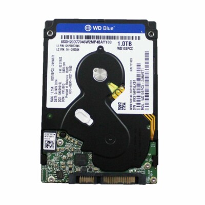 Western Digital 1TB WD10SPCX 5400 RPM 16MB 2.5'' Laptop Internal Hard Disk Drive
