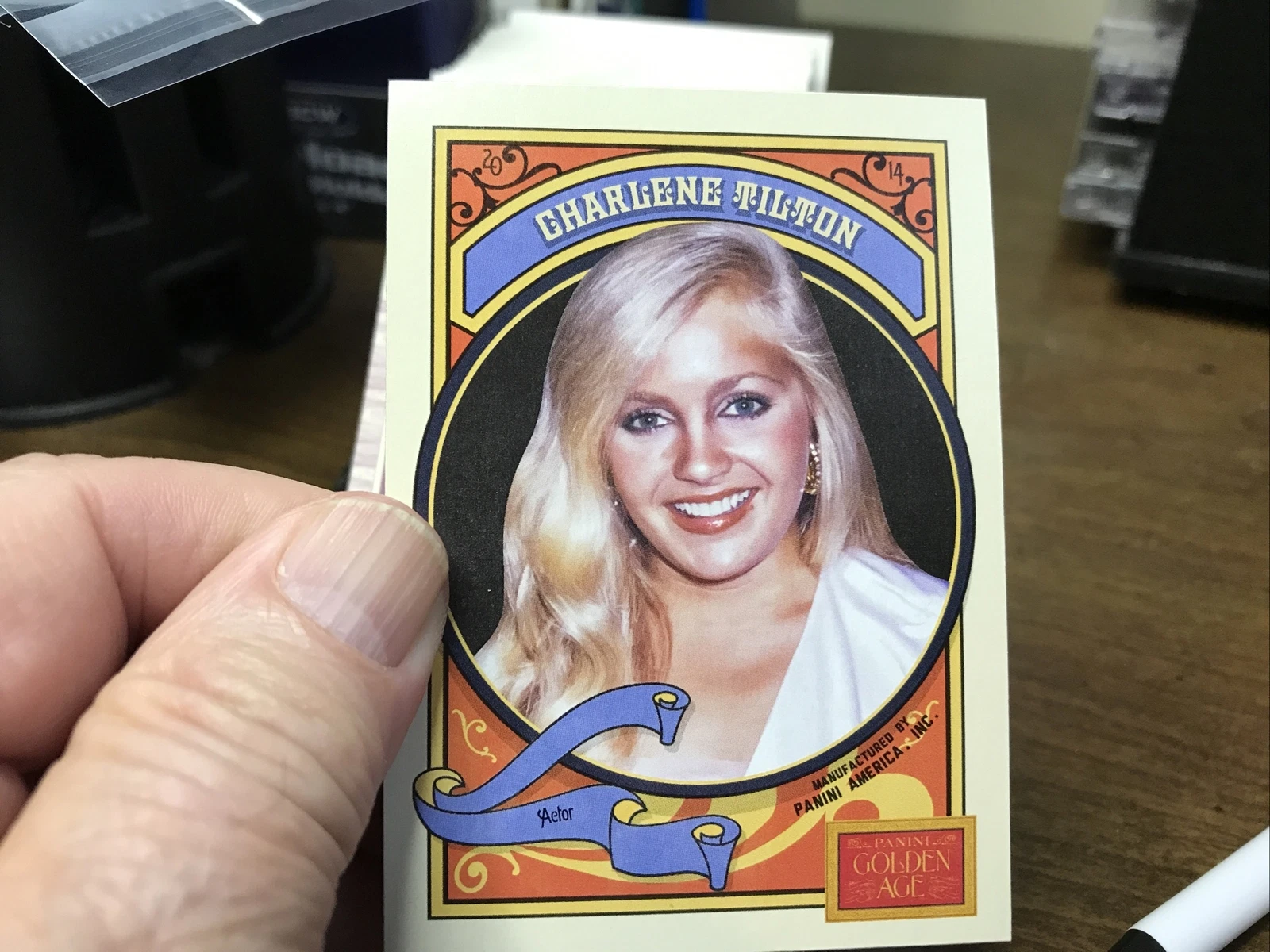 Charlene Tilton trading card