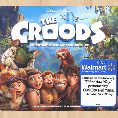 THE CROODS Music from the Motion Picture WALMART CD Alan Silvestri