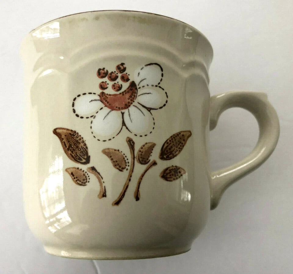 Hearthside Cumberland Mayblossom Brown Stoneware Japan - TEA CUP - Image 1 of 4