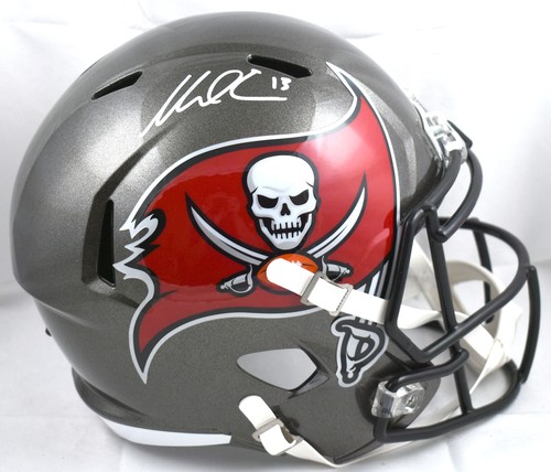 Mike Evans Autographed Tampa Bay Buccaneers F/S Speed Helmet-Beckett W Hologram - Picture 1 of 5
