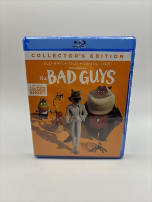 The Bad Guys (Blu-ray DVD Digital) Sam Rockwell NEW Collectors Edition