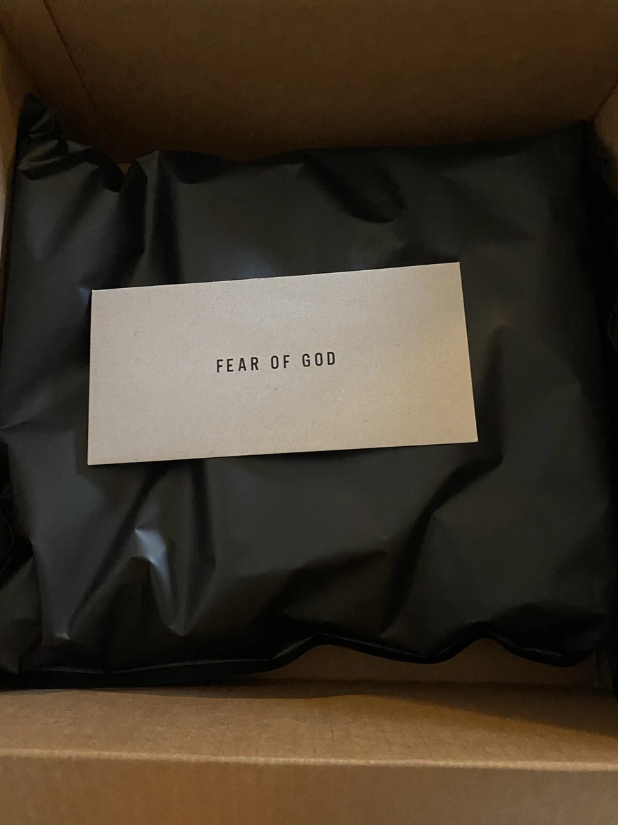 Fear of God Main Line 7th Brushed 1/4 Zip Pullover Concrete White