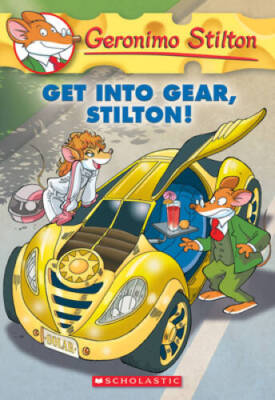 Geronimo Stilton #54: Get Into Gear, Stilton! - Paperback - GOOD