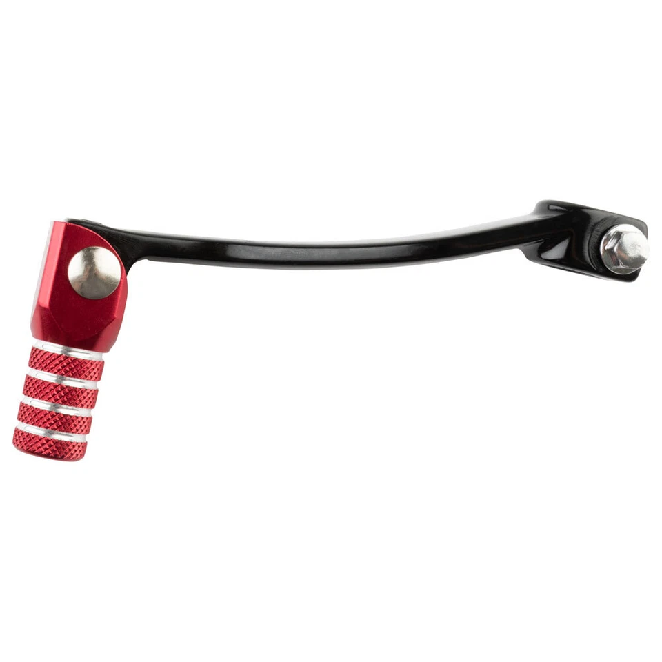 Palanca de cambios plegable Tusk roja para HONDA CRF125F CRF125FB 2014-2022 Foto 2 de 2
