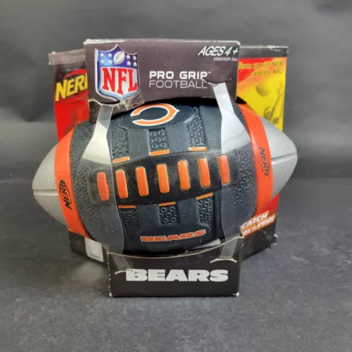 Rare NIB Chicago Bears Nerf Pro Grip Football NFL Licensed 2008