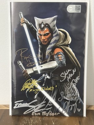 MANDALORIAN 5 AHSOKA RAF GRASSETTI VIRGIN VARIANT SET LTD 700 SETS COA