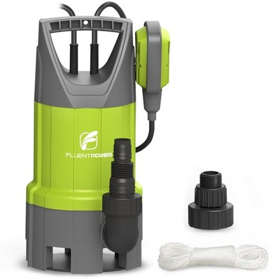 FLUENTPOWER 3/4HP 3300GPH Submersible Water Pump with Integrated Float Switch