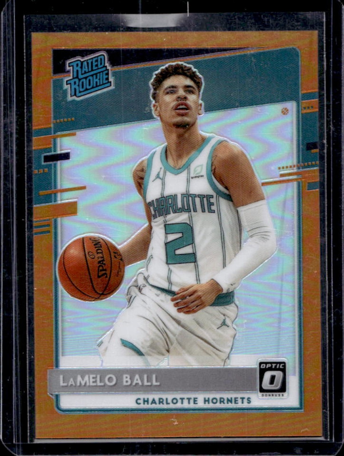 2020-21 Donruss Optic LaMelo Ball Orange Rookie RC #139/199 Hornets