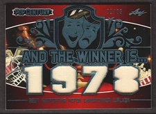 2020 Leaf Pop Century Metal Cards The Winner Is Relics Platinum Holo: Pick List