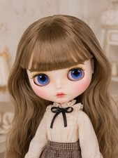 Blythe ICY Doll White matte Skin light brown Hair 12 inch BJD Nude Freeshipping
