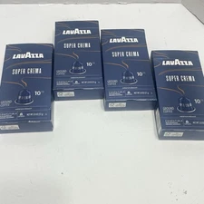 Lavazza Super Crema Coffee 40 Pods Capsules Compatible with Nespresso BB 5/2027