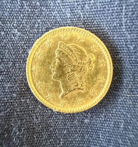1853 Gold Dollar Liberty Head $1 Coin