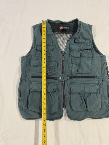 Kakadu Traders Australia Vest Size Small Green Tactical Safari Fishing Mesh Back - Picture 8 of 10