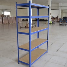 Garage Racking 5 Tier Shelving Unit Boltless Heavy Duty Metal Shelf Shed Storage
