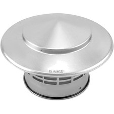 Regenhaube Edelstahl 304, 110mm, Kaminabdeckung, Schutz gegen Regen Wind