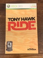 Tony Hawk Rider Skateboarding Skateboard XBOX 360 Instruction Manual Only