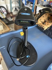 NetumScan Handheld USB 1D Barcode Scanner with Stand, Wired CCD Bar