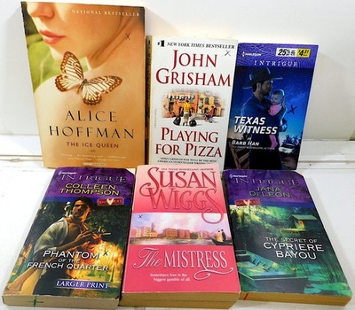 Harlequin Mixed Lot of 6 Books #Intrigue x3, Mistress, Playing Pizza, Ice Queen