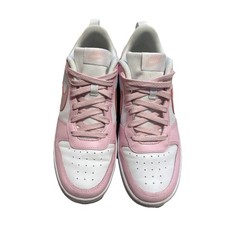 Nike Court Borough Low 2 SE GS Big Kids' Shoes 6.5Y White/Pink Foam