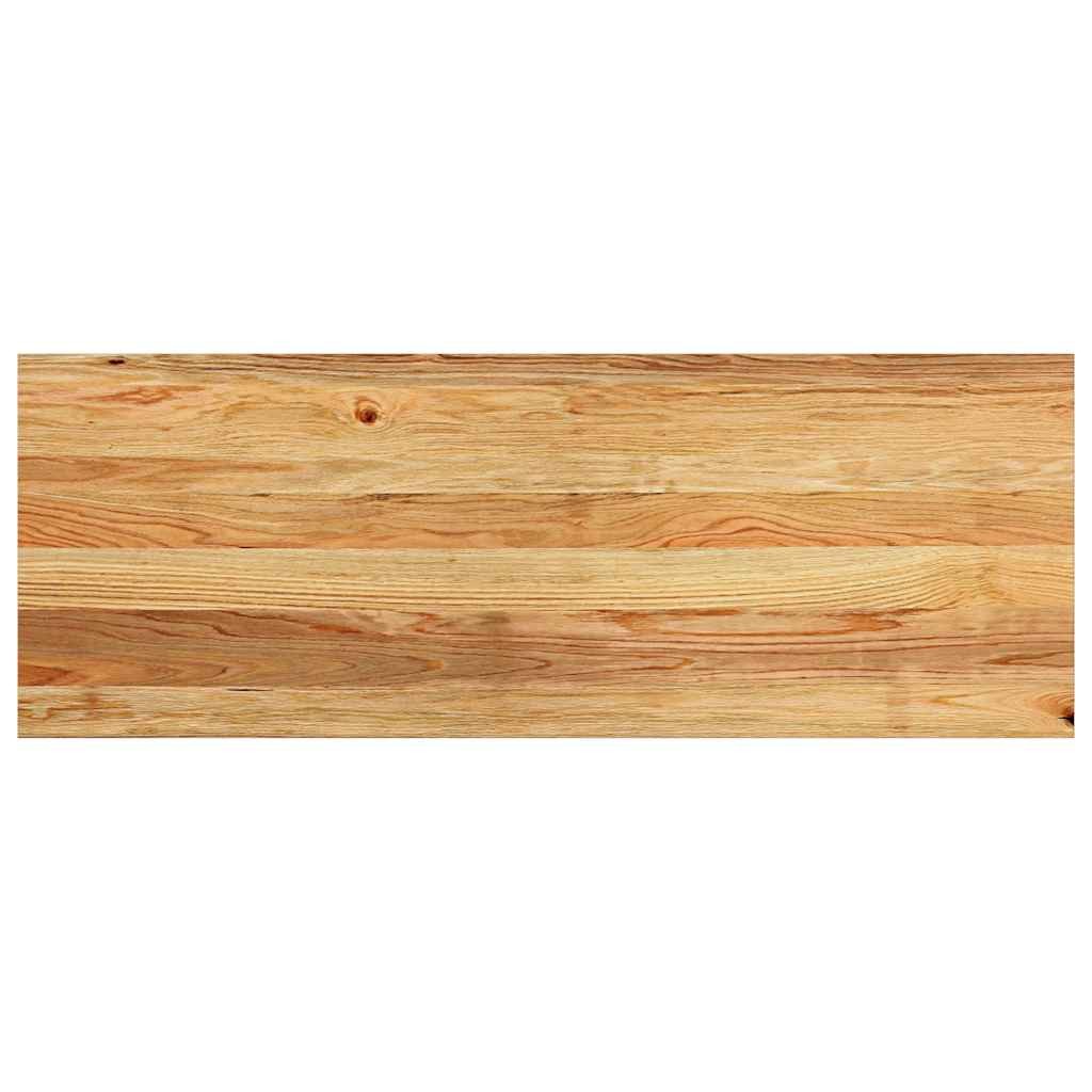 Davanzali in Legno Massello di Rovere 110x40x2 cm - 2 Pezzi Marrone Chiaro - 4