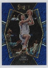2021-22 Panini Select Premier Level Blue Shimmer Prizm Josh Giddey #143 9l4