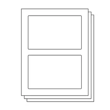 4-1/4 X 6-3/4 inch Stamps.COM SDC-1200 Shipping Labels for Inkjet & Laser Pri...