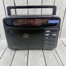 Optimus Radio AM FM Extended Range Receiver Portable 12-603A w/ AC Cord Tested