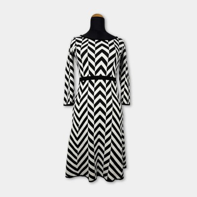 Kleid Abendkleid Businesskleid Esprit Damen XS Schwarz Weiß elegant sehr gut