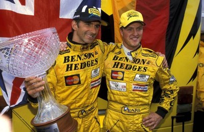 Damon Hill Jordan scored the team's first ever win with teammate R- Old Photo
