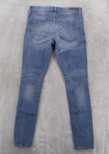 Express Jeans Jegging Jeans Womens 10R Blue Mid Rise Distressed Stretch Denim