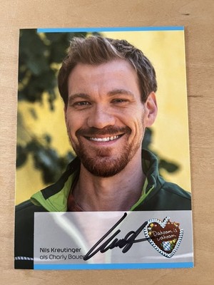 Dahoam is dahoam Nils Kreutinger ''Charly Bauer'' Autogrammkarte