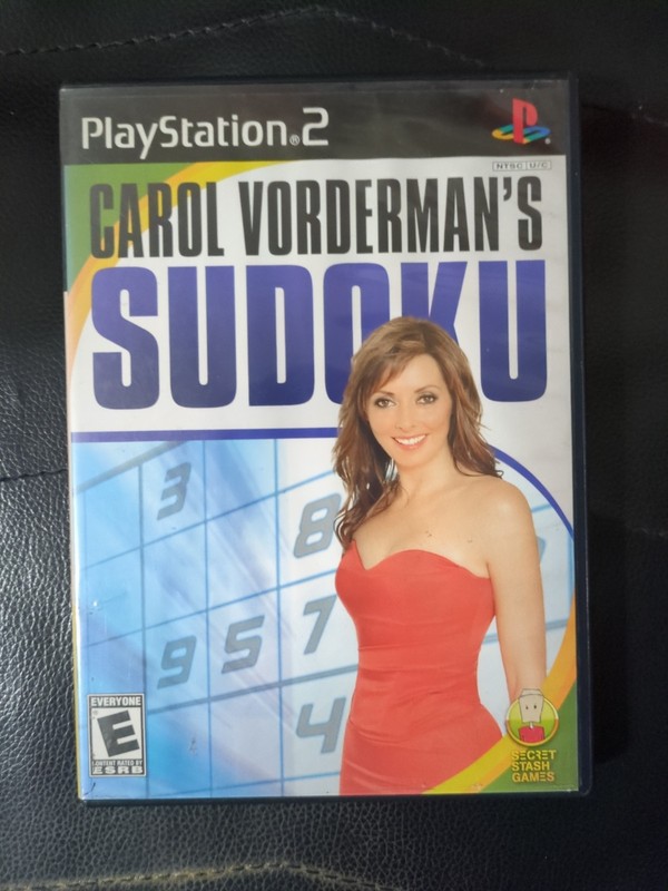 Carol Vorderman's Sudoku (PlayStation 2, 2007) - CIB! Complete, Tested, Working