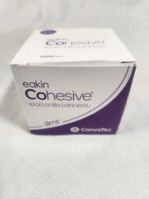 Box of ConvaTec Eakin Cohesive Seals, used in ostomy care to help 10 Count 