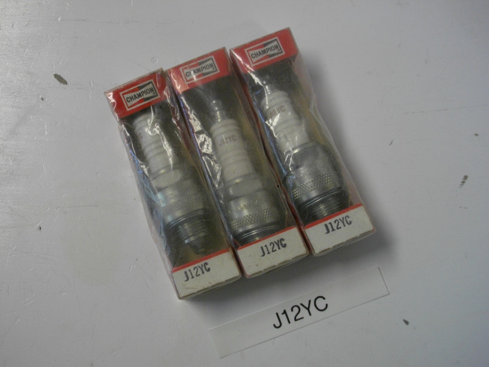 Champion Copper Plus  Spark Plug J12YC Pack of 3 Each