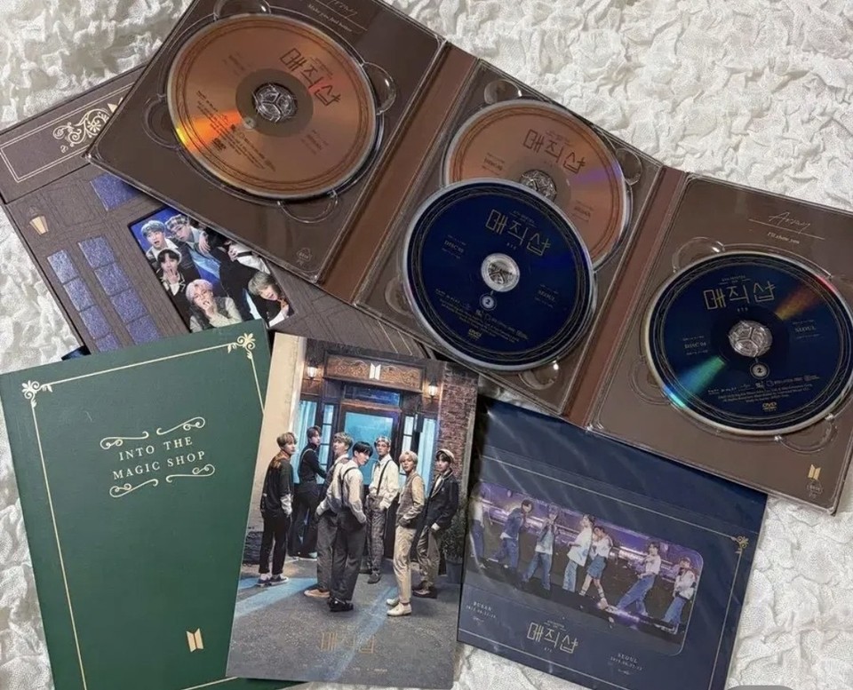 BTS MAGIC SHOP DVD RM Full Box Set + Official Photocard | eBay Australia