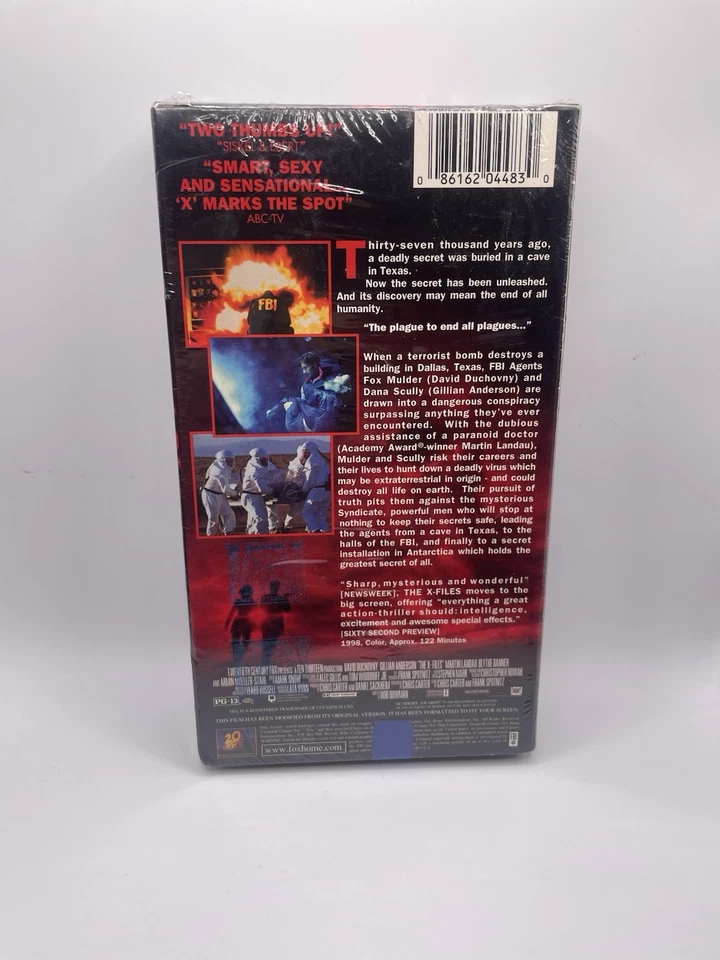 The X-Files Movie New Sealed VHS 1998 Vintage 20th Century Fox Watermark - Image 2 of 3